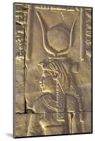 Relief Depicting the Goddess Hathor, Temple of Horus, Edfu, Egypt, North Africa, Africa-Richard Maschmeyer-Mounted Photographic Print