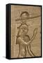 Relief Depicting the Goddess Hathor-Richard Maschmeyer-Framed Stretched Canvas