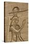 Relief Depicting the Goddess Hathor-Richard Maschmeyer-Stretched Canvas