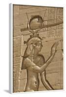 Relief Depicting the Goddess Hathor-Richard Maschmeyer-Framed Photographic Print