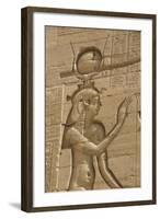 Relief Depicting the Goddess Hathor-Richard Maschmeyer-Framed Photographic Print