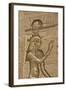 Relief Depicting the Goddess Hathor-Richard Maschmeyer-Framed Photographic Print