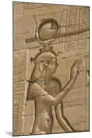 Relief Depicting the Goddess Hathor-Richard Maschmeyer-Mounted Photographic Print