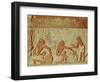 Relief Depicting the Making and Baking of Bread, Old Kingdom-null-Framed Premium Giclee Print