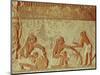 Relief Depicting the Making and Baking of Bread, Old Kingdom-null-Mounted Premium Giclee Print