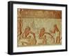 Relief Depicting the Making and Baking of Bread, Old Kingdom-null-Framed Giclee Print