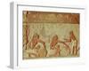 Relief Depicting the Making and Baking of Bread, Old Kingdom-null-Framed Giclee Print