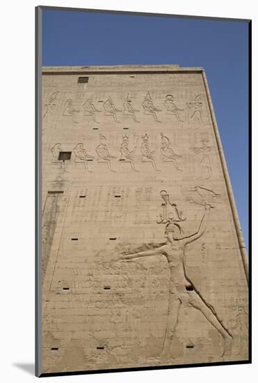 Relief Depicting the Pharaoh Slaying Enemies-Richard Maschmeyer-Mounted Photographic Print