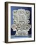 Relief Depicting the Symbol of the Bird God Pico Ancho, Ceramic Statue, from Monte Alban, Mexico-null-Framed Giclee Print