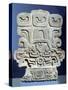 Relief Depicting the Symbol of the Bird God Pico Ancho, Ceramic Statue, from Monte Alban, Mexico-null-Stretched Canvas