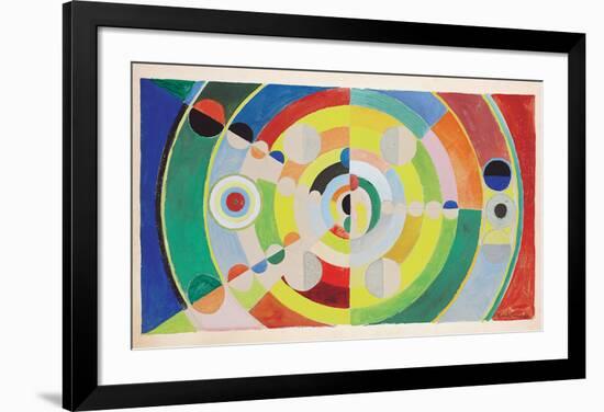 Relief-Disques, 1936-Robert Delaunay-Framed Premium Giclee Print