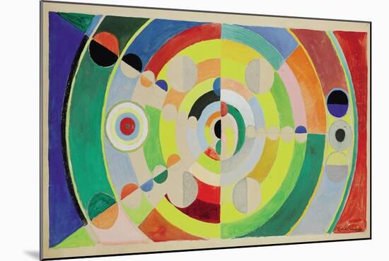 Relief-Disques, 1936-Robert Delaunay-Mounted Giclee Print