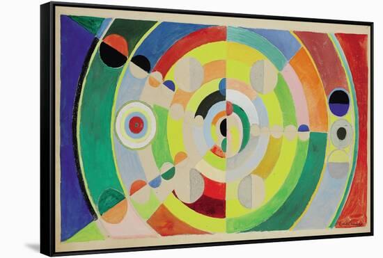 Relief-Disques, 1936-Robert Delaunay-Framed Stretched Canvas