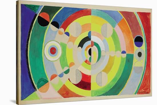 Relief-Disques, 1936-Robert Delaunay-Stretched Canvas