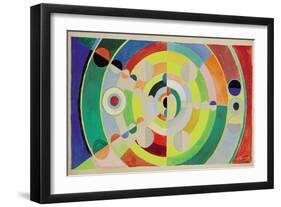 Relief-Disques, 1936-Robert Delaunay-Framed Giclee Print