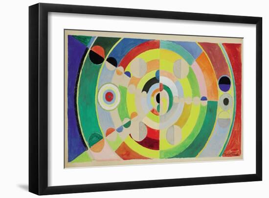 Relief-Disques, 1936-Robert Delaunay-Framed Giclee Print