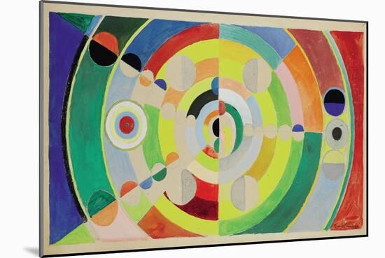 Relief-Disques, 1936-Robert Delaunay-Mounted Giclee Print