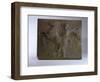 Relief Fragment Depicts A Figure with A Horse, A Copy of A Frieze In the Classical Greek Style-James Wehn-Framed Giclee Print