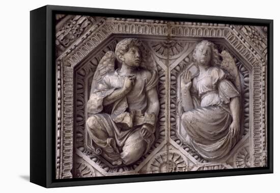 Relief from Archivolt of Door of Church of Saint Michel, Dijon, Burgundy, France, 15th-16th Century-null-Framed Stretched Canvas