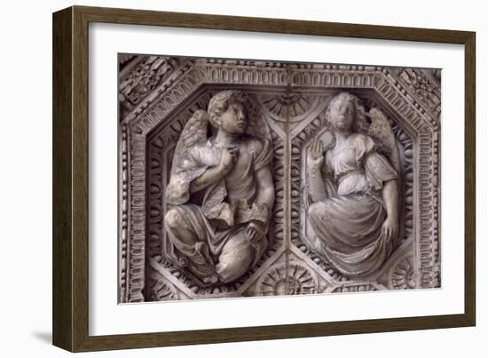 Relief from Archivolt of Door of Church of Saint Michel, Dijon, Burgundy, France, 15th-16th Century-null-Framed Giclee Print