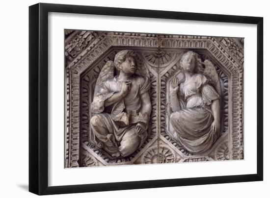 Relief from Archivolt of Door of Church of Saint Michel, Dijon, Burgundy, France, 15th-16th Century-null-Framed Giclee Print