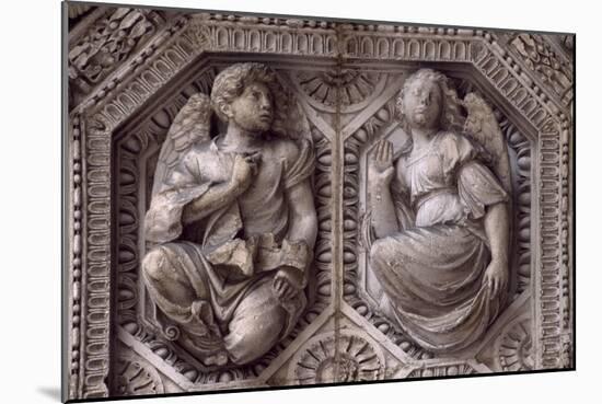 Relief from Archivolt of Door of Church of Saint Michel, Dijon, Burgundy, France, 15th-16th Century-null-Mounted Giclee Print