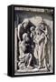 Relief from Door of Last Judgement, Notre Dame Cathedral, Paris, Ile-De-France, France-null-Framed Stretched Canvas