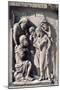 Relief from Door of Last Judgement, Notre Dame Cathedral, Paris, Ile-De-France, France-null-Mounted Giclee Print