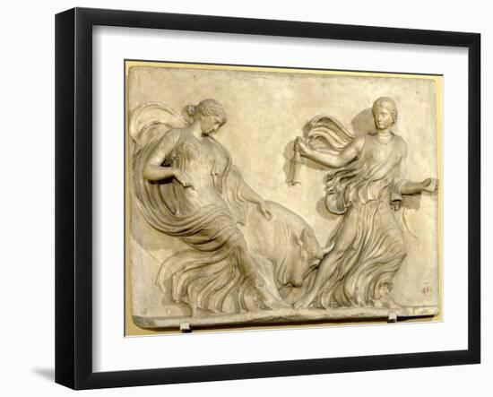 Relief from the Temple of Nike from the Acropolis, Athens, Neo-Attic, Greek, Late 2Rd Century BC-null-Framed Giclee Print