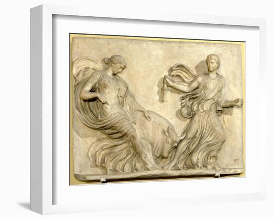 Relief from the Temple of Nike from the Acropolis, Athens, Neo-Attic, Greek, Late 2Rd Century BC-null-Framed Giclee Print