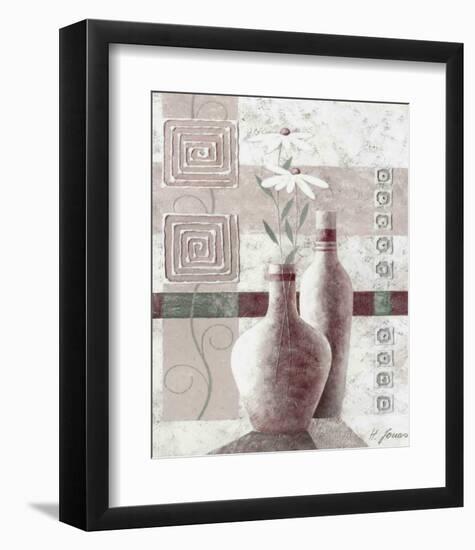 Relief Illustration VII-Horst Jonas-Framed Art Print