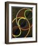 Relief Noir Avec des Cercles de Couleur (Black Relief with Colour Circles), 1930-32-Robert Delaunay-Framed Giclee Print