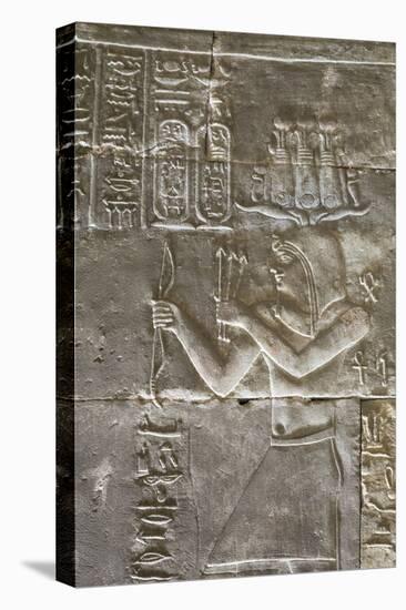 Relief of a Priest, Temple of Horus, Edfu, Egypt, North Africa, Africa-Richard Maschmeyer-Stretched Canvas