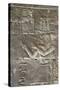Relief of a Priest, Temple of Horus, Edfu, Egypt, North Africa, Africa-Richard Maschmeyer-Stretched Canvas