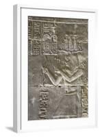 Relief of a Priest, Temple of Horus, Edfu, Egypt, North Africa, Africa-Richard Maschmeyer-Framed Photographic Print