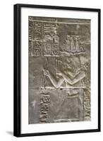 Relief of a Priest, Temple of Horus, Edfu, Egypt, North Africa, Africa-Richard Maschmeyer-Framed Photographic Print
