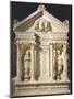 Relief of a Sarcophagus Depicting Two Guards Guarding the Door of the Tomb-null-Mounted Giclee Print