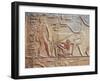 Relief of Agricultural Works. Workers and Cow at Necropolis-null-Framed Giclee Print