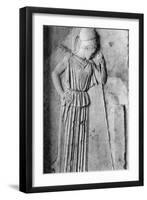 Relief of Athena and Minerva, 5th Century Bc-Martin Hurlimann-Framed Giclee Print