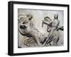 Relief of Balustrade Depicting Athena-null-Framed Giclee Print