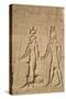 Relief of Cleopatra and Horus, Temple of Hathor, Dendera, Egypt, North Africa, Africa-Richard Maschmeyer-Stretched Canvas