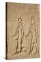 Relief of Cleopatra and Horus, Temple of Hathor, Dendera, Egypt, North Africa, Africa-Richard Maschmeyer-Stretched Canvas