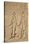 Relief of Cleopatra and Horus, Temple of Hathor, Dendera, Egypt, North Africa, Africa-Richard Maschmeyer-Stretched Canvas
