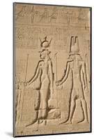 Relief of Cleopatra and Horus, Temple of Hathor, Dendera, Egypt, North Africa, Africa-Richard Maschmeyer-Mounted Photographic Print