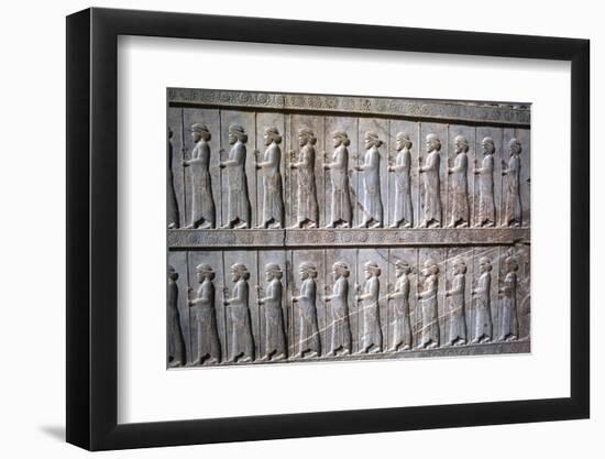 Relief of Immortals, the Apadana, Persepolis, Iran-Vivienne Sharp-Framed Photographic Print