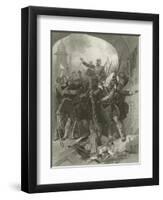 Relief of Lucknow by Sir Henry Havelock, 1857-Alonzo Chappel-Framed Giclee Print