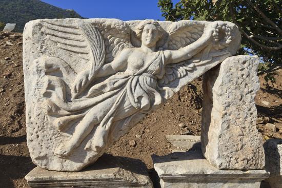 Relief of Nike, Winged Goddess of Victory, Roman Ruins of Ancient Ephesus'  Photographic Print - Eleanor Scriven | AllPosters.com