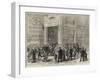 Relief of Paris, Distribution of the English Gift at the Maison Du Grand Conde, Rue De Seine-null-Framed Giclee Print