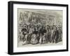 Relief of Paris, the Rush to the Provision Shops-null-Framed Giclee Print