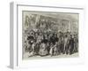 Relief of Paris, the Rush to the Provision Shops-null-Framed Giclee Print